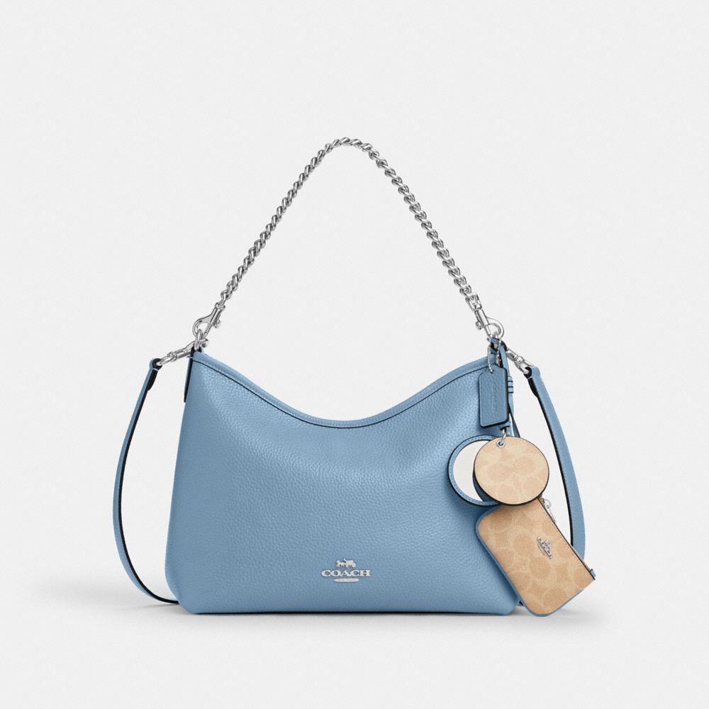 Laurel Shoulder Bag With Mirror Charm And Pouch