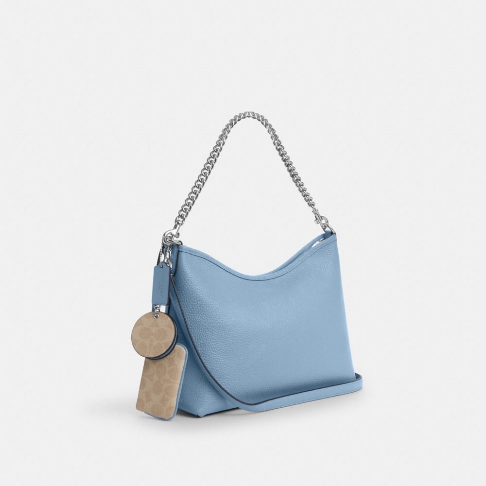 Laurel Shoulder Bag With Mirror Charm And Pouch