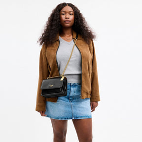 Klare Crossbody Bag In Signature Leather