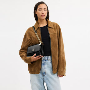 Klare Crossbody Bag In Signature Leather