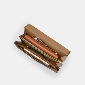 Klare Envelope Crossbody Bag In Blocked Signature Canvas
