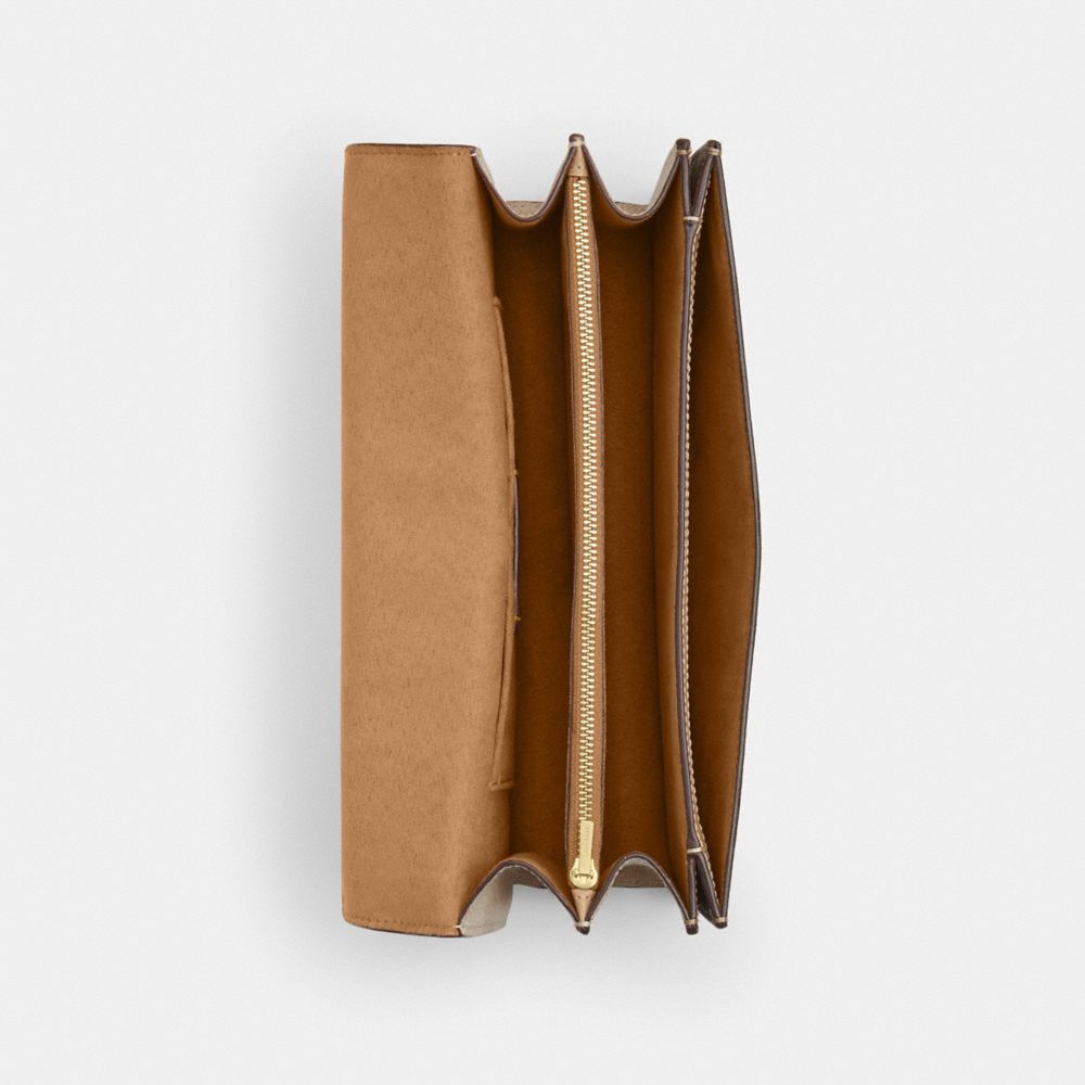 Klare Envelope Crossbody Bag In Blocked Signature Canvas