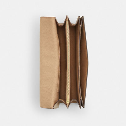 Klare Envelope Crossbody Bag In Blocked Signature Canvas