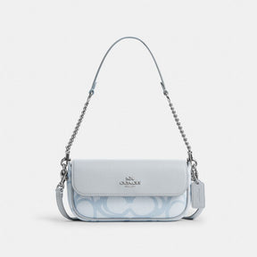 Hailey Flap Bag In Sketch Signature Canvas
