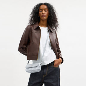 Hailey Flap Bag In Sketch Signature Canvas