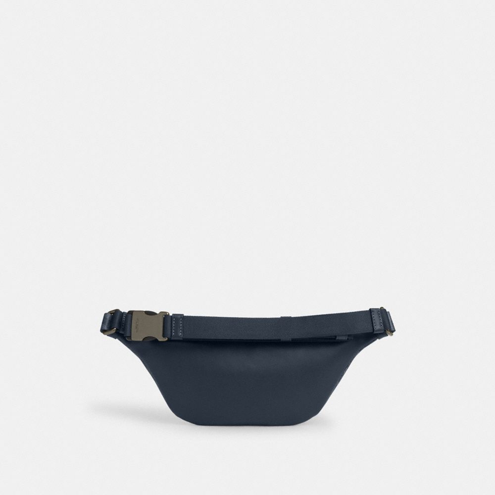 Warren Mini Belt Bag In Blocked Signature Canvas