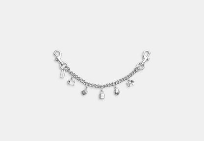 Silver Swagger Chain With Charms