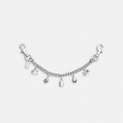 Silver Swagger Chain With Charms