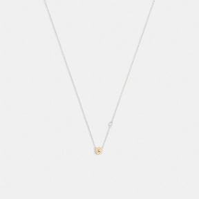 Pavé Tea Rose Pendant Necklace