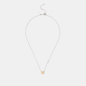 Pavé Tea Rose Pendant Necklace