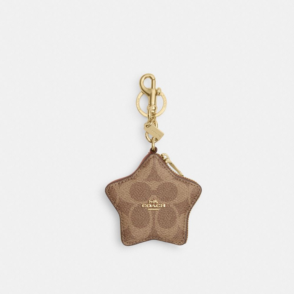 Mini Rowan Bag Charm In Signature Canvas