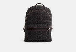 Restored Charter Backpack In Signature Denim