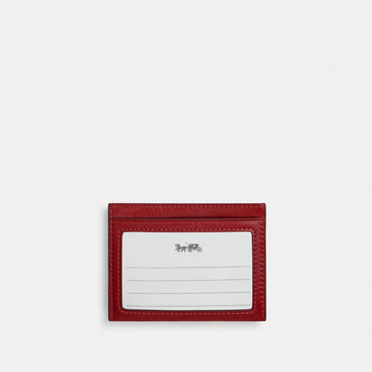 Slim Id Card Case In Signature Camo Print