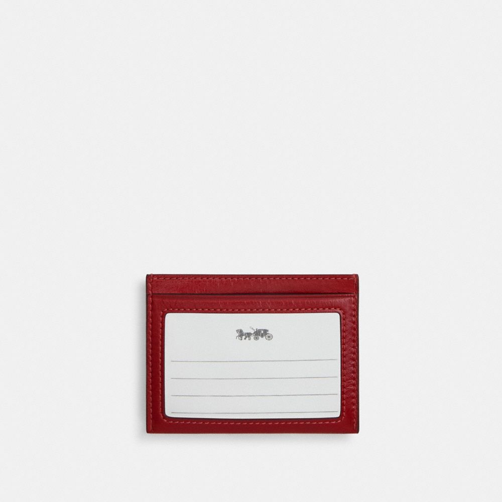 Slim Id Card Case In Loved Leather