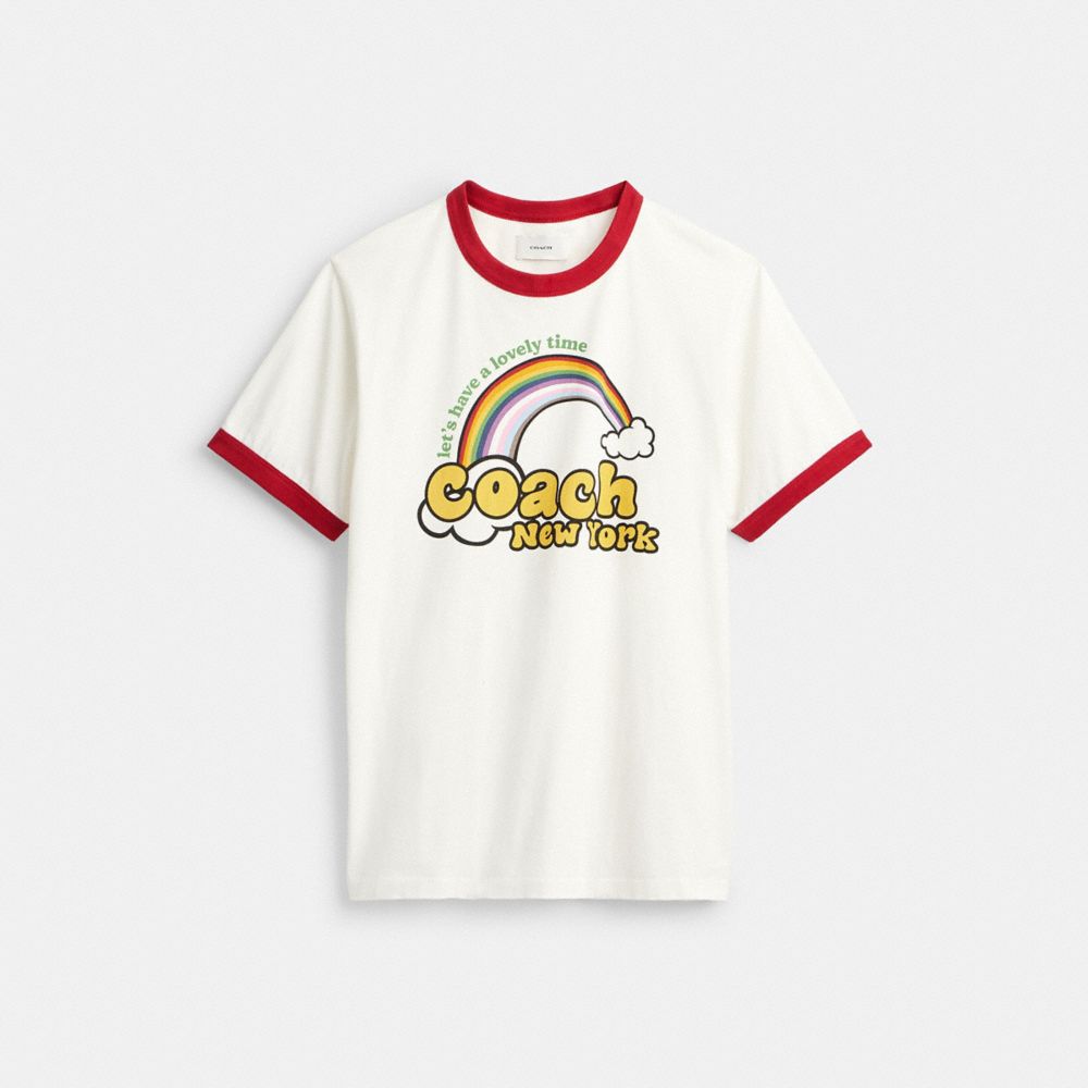 Rainbow Ringer T Shirt