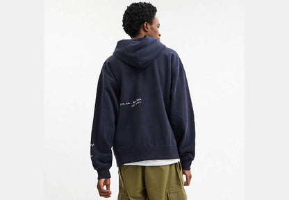 Sketch Horse And Carriage Relaxed Hoodie