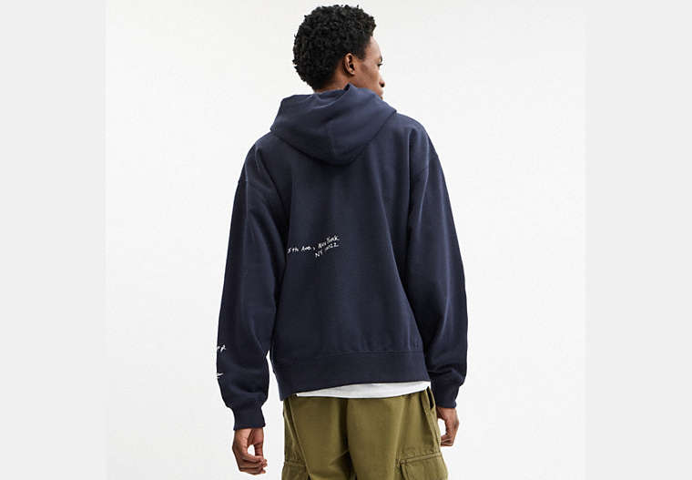 Sketch Horse And Carriage Relaxed Hoodie