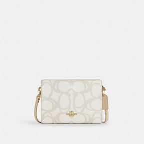 Slim Crossbody Bag In Sketch Signature Canvas