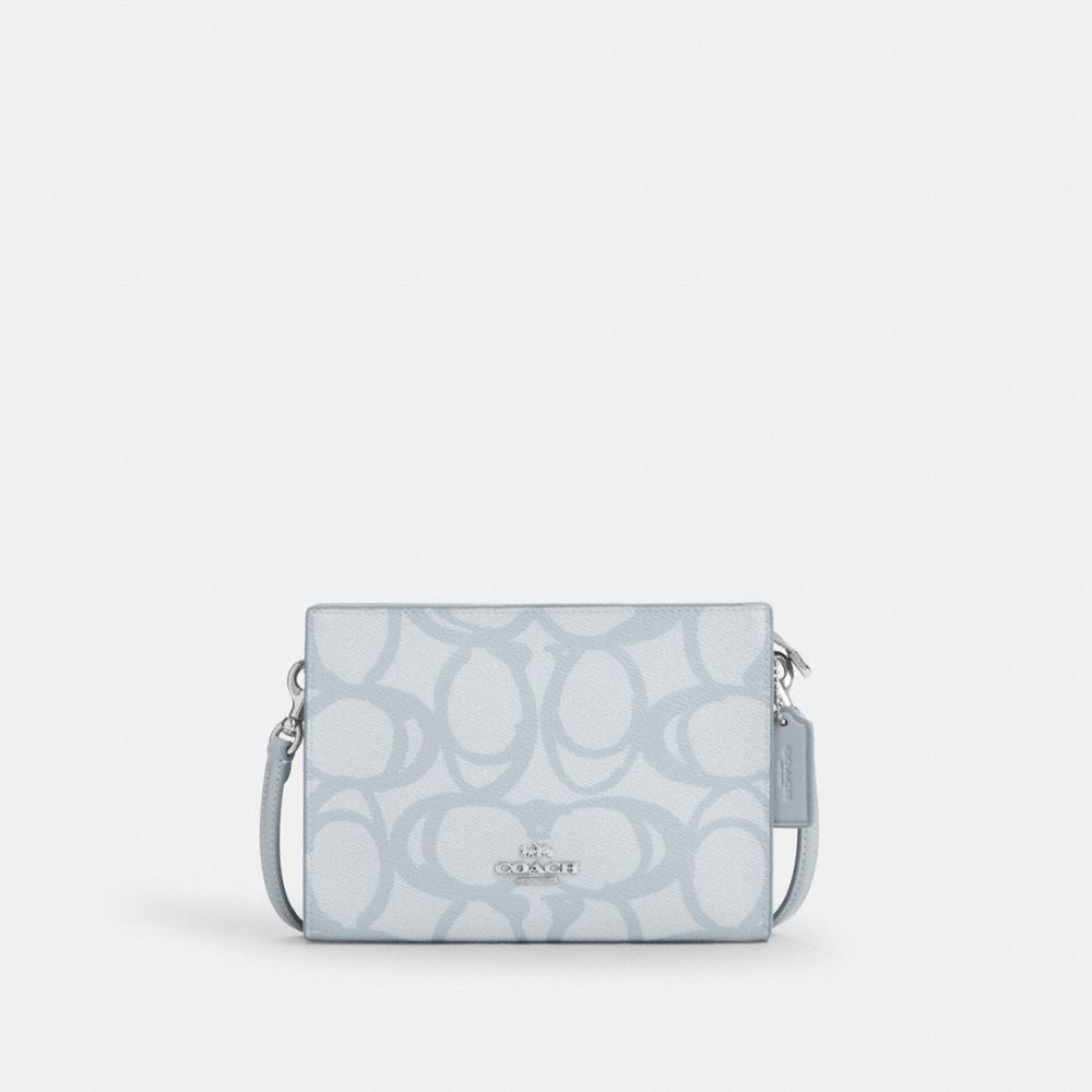 Slim Crossbody Bag In Sketch Signature Canvas