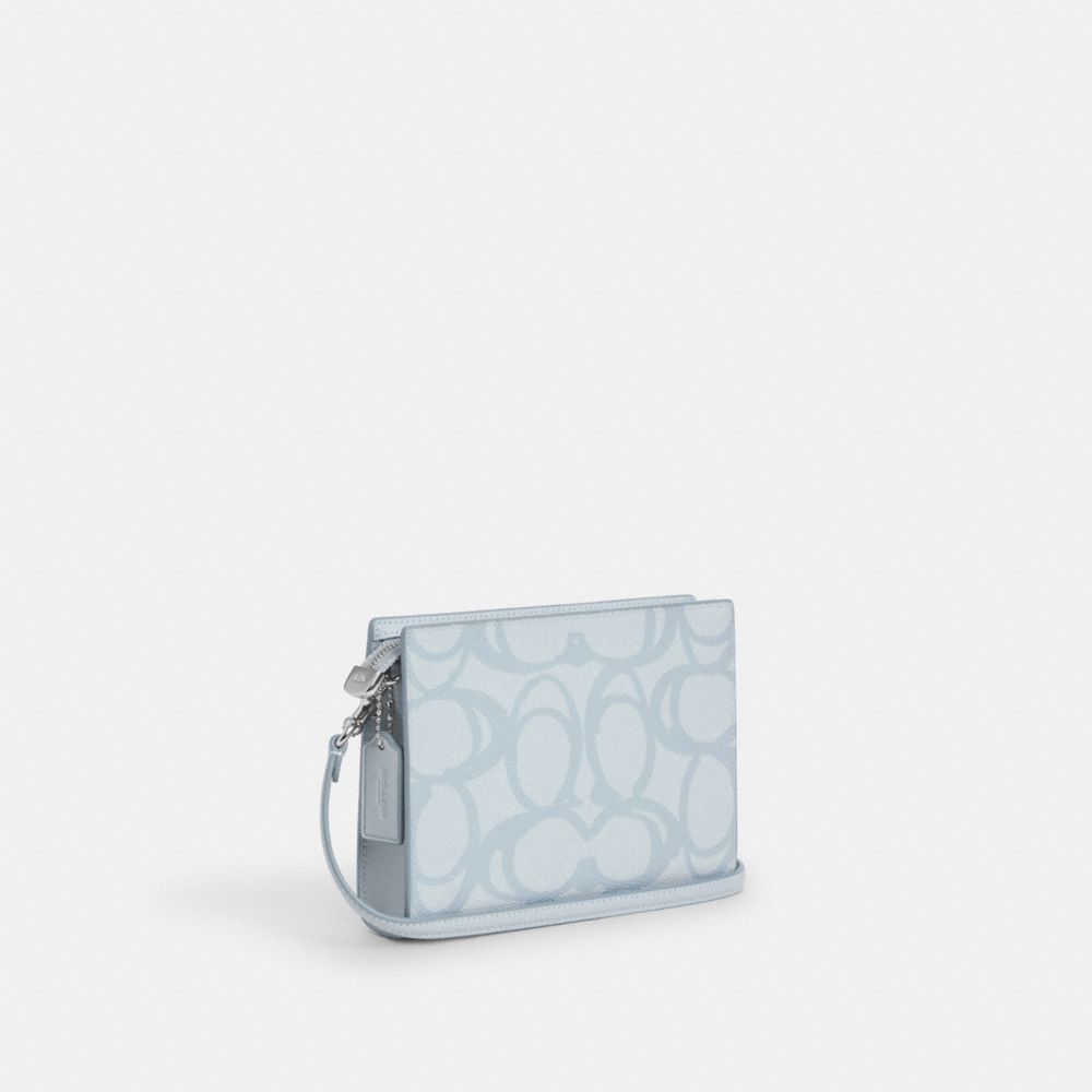 Slim Crossbody Bag In Sketch Signature Canvas