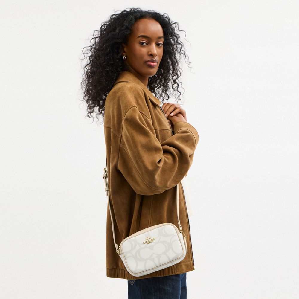 Mini Jamie Camera Bag In Sketch Signature Canvas