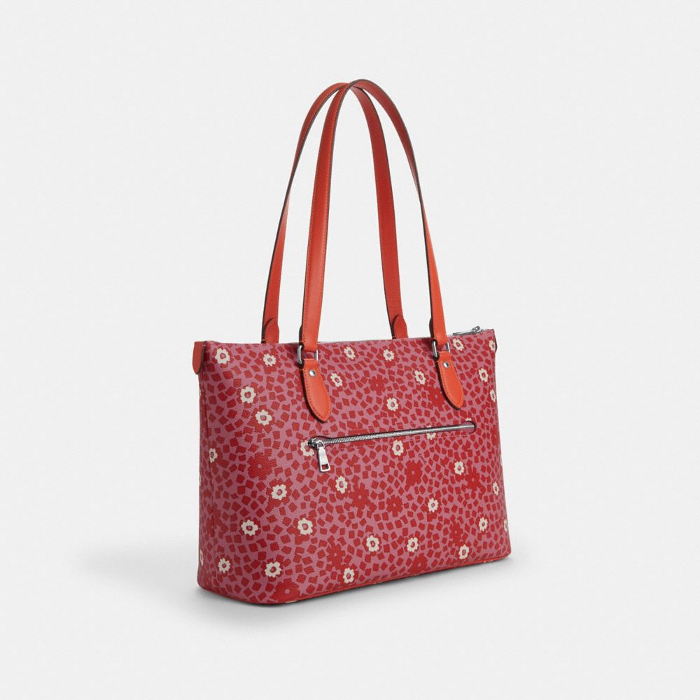 Gallery Tote Bag With Floral Print