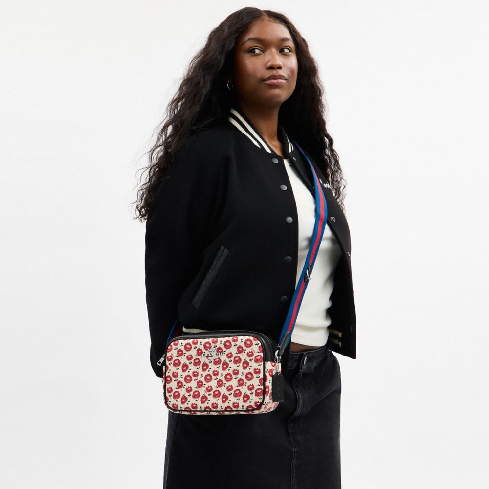 Jamie Camera Bag With Floral Print