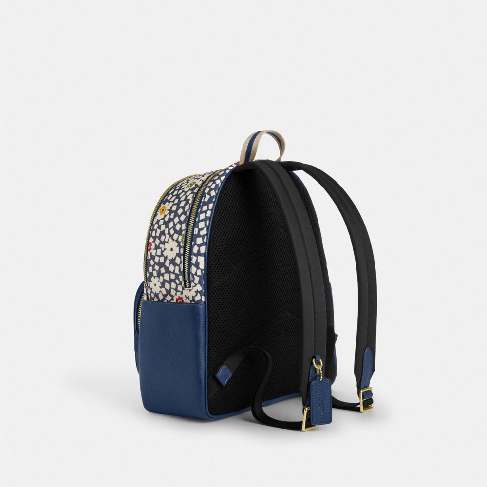 Court Backpack With Floral Print