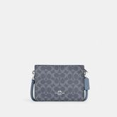 Slim Crossbody Bag In Signature Canvas