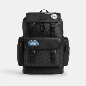 Sprint Backpack In Colorblock Signature Canvas