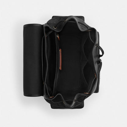 Sprint Backpack In Signature Canvas With Patches