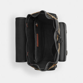 Sprint Backpack In Colorblock Signature Canvas