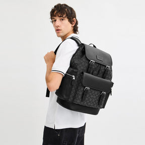 Sprint Backpack In Colorblock Signature Canvas