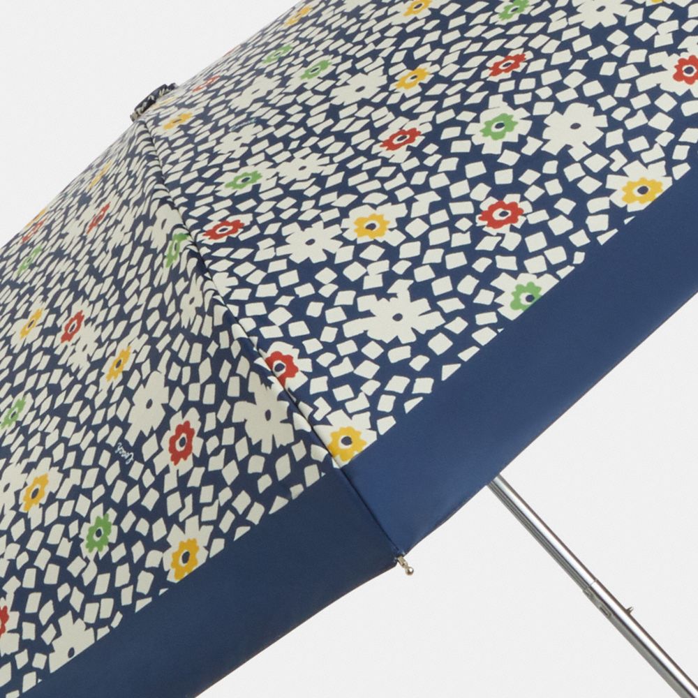 Uv Protection Mini Umbrella With Plaid Print
