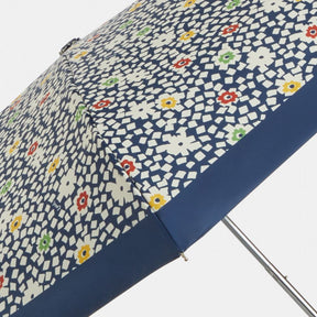 Uv Protection Mini Umbrella With Plaid Print