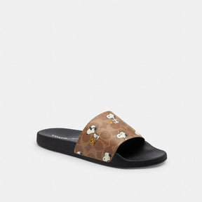 Udele Sport Slide In Signature Canvas With Fruit Print