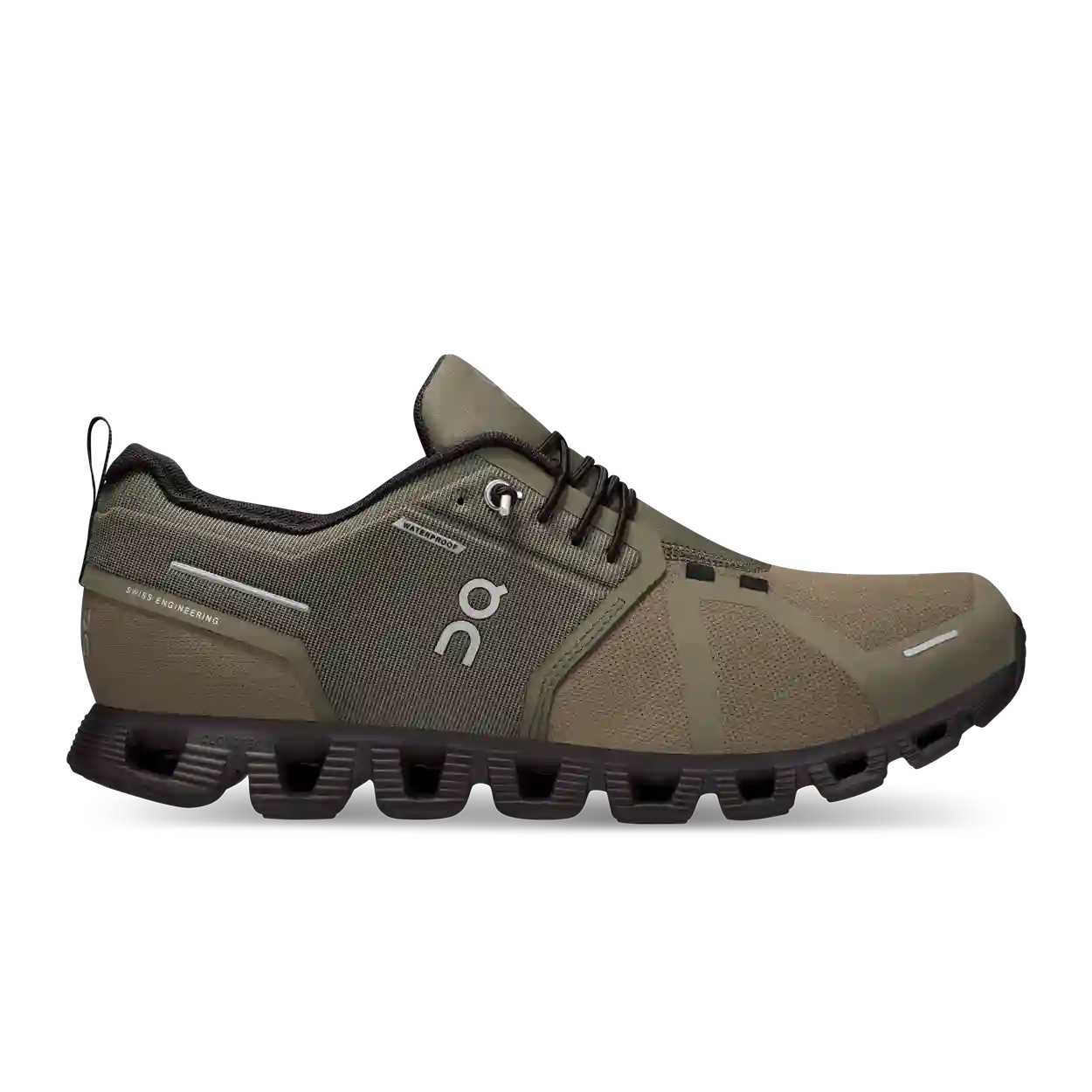 On Running Cloud 5 Waterproof Olive Black