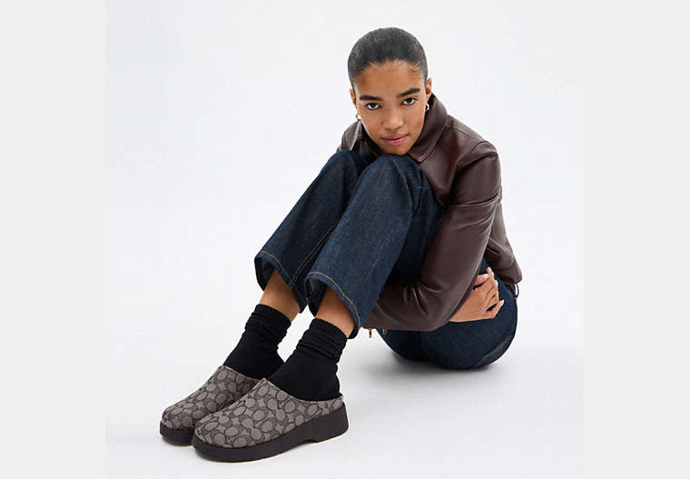 Link Mule In Signature Jacquard