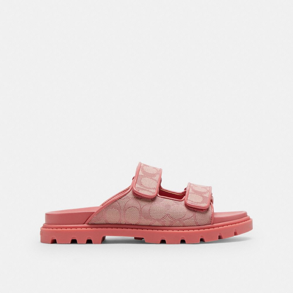 Two Band Sport Slide In Signature Jacquard