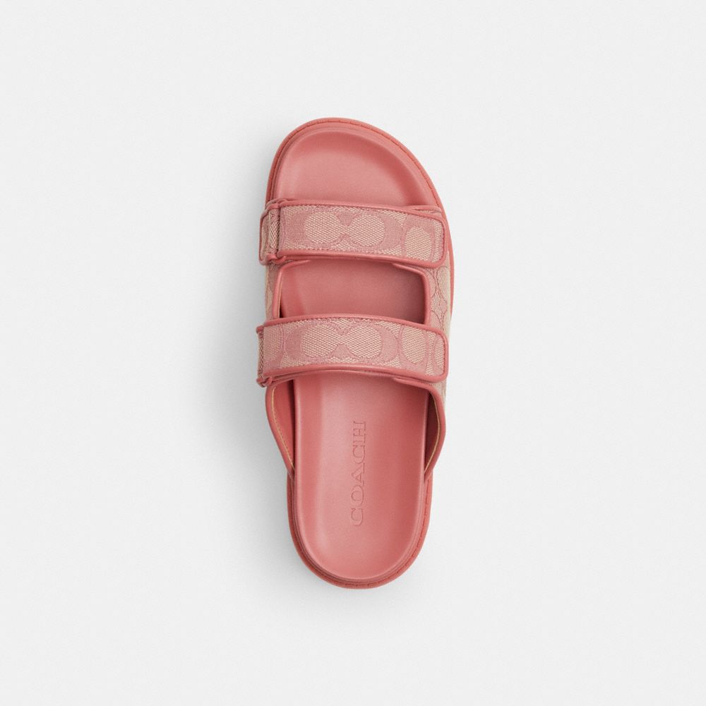 Two Band Sport Slide In Signature Jacquard