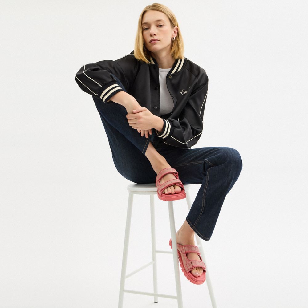 Two Band Sport Slide In Signature Jacquard