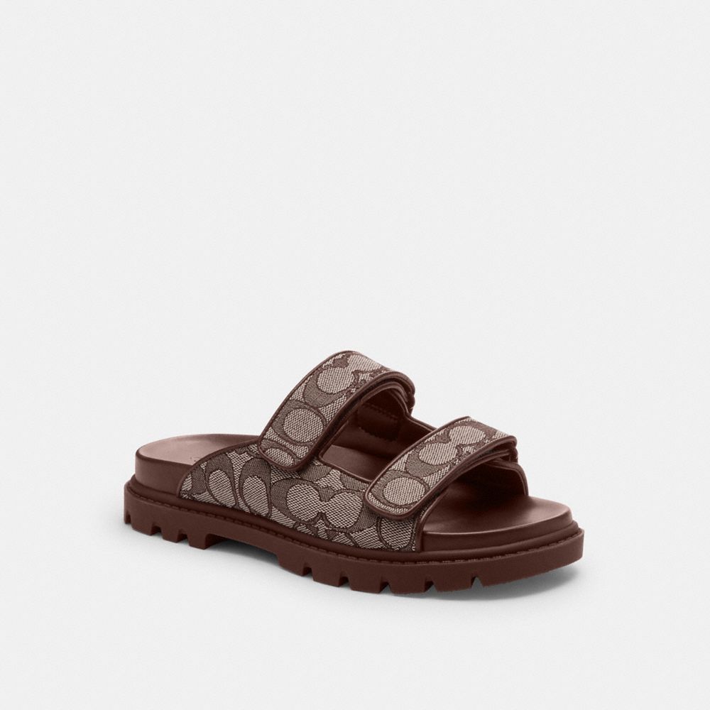 Two Band Sport Slide In Signature Jacquard