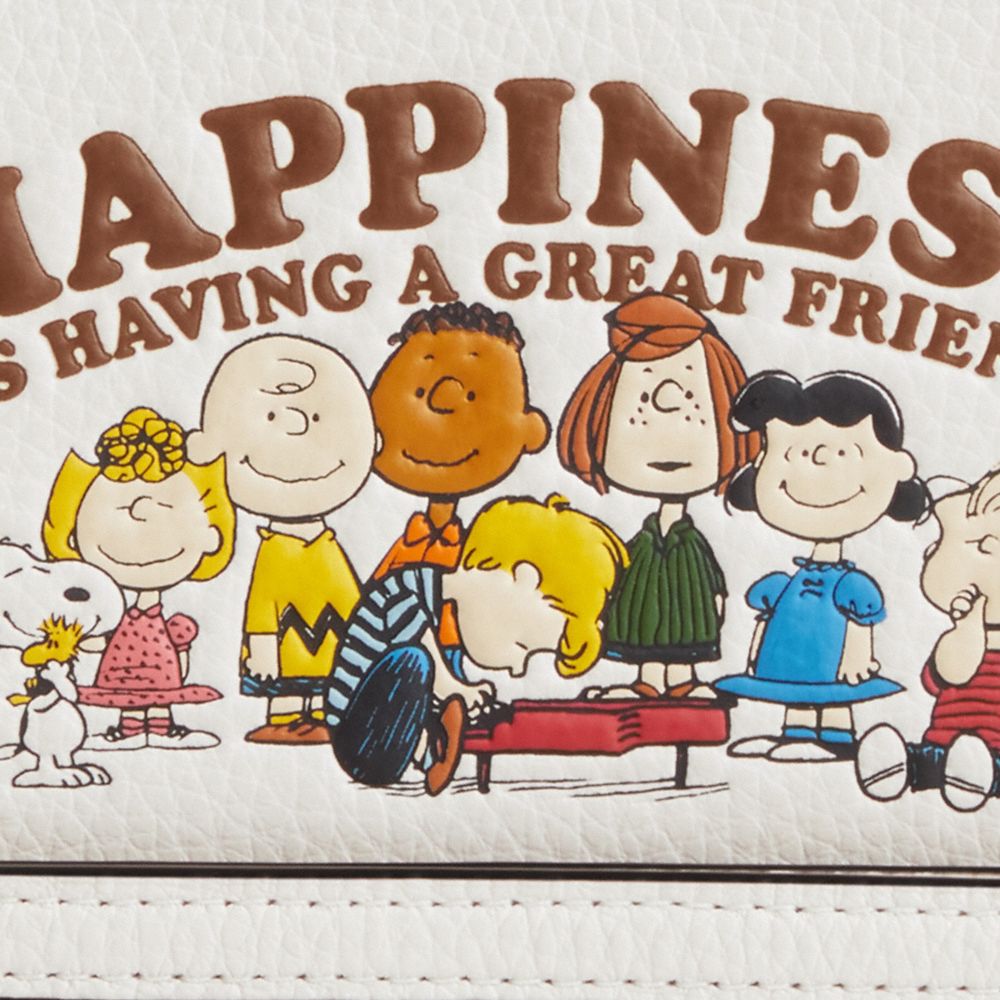 Coach X Peanuts Long Zip Around Wallet