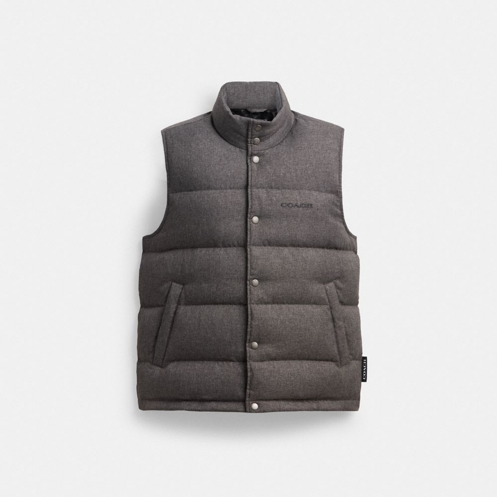 Solid Down Vest