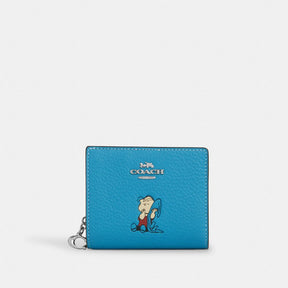 Coach X Peanuts Snap Wallet With Linus