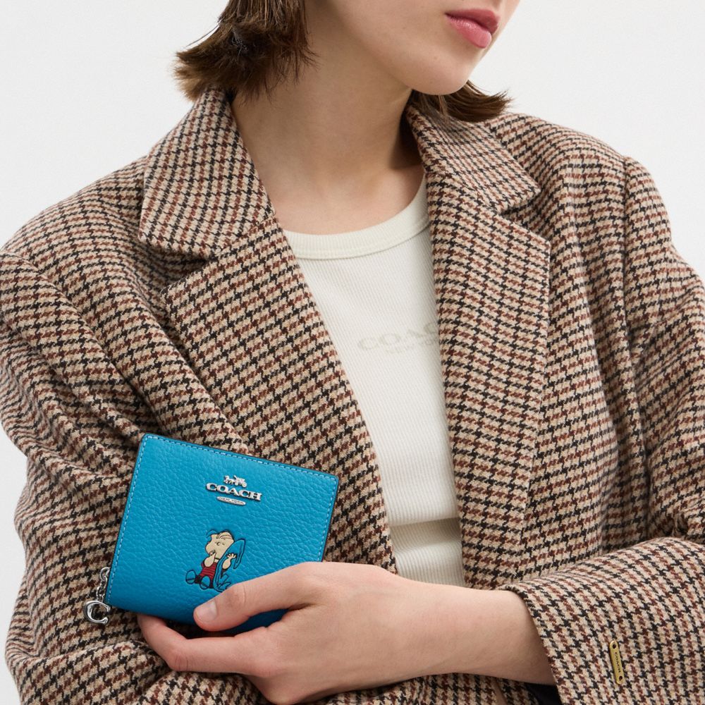 Coach X Peanuts Snap Wallet With Linus