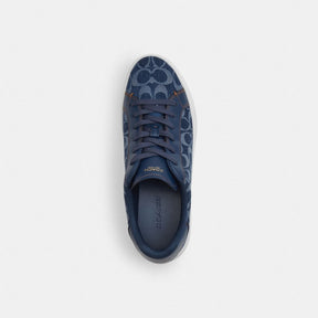 High Line Sneaker In Signature Denim
