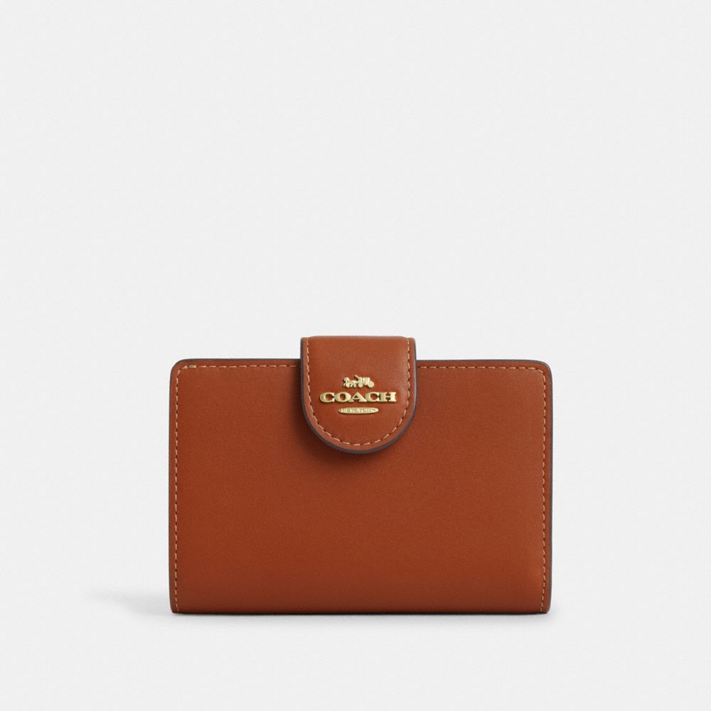 Medium Corner Zip Wallet In Loved Leather