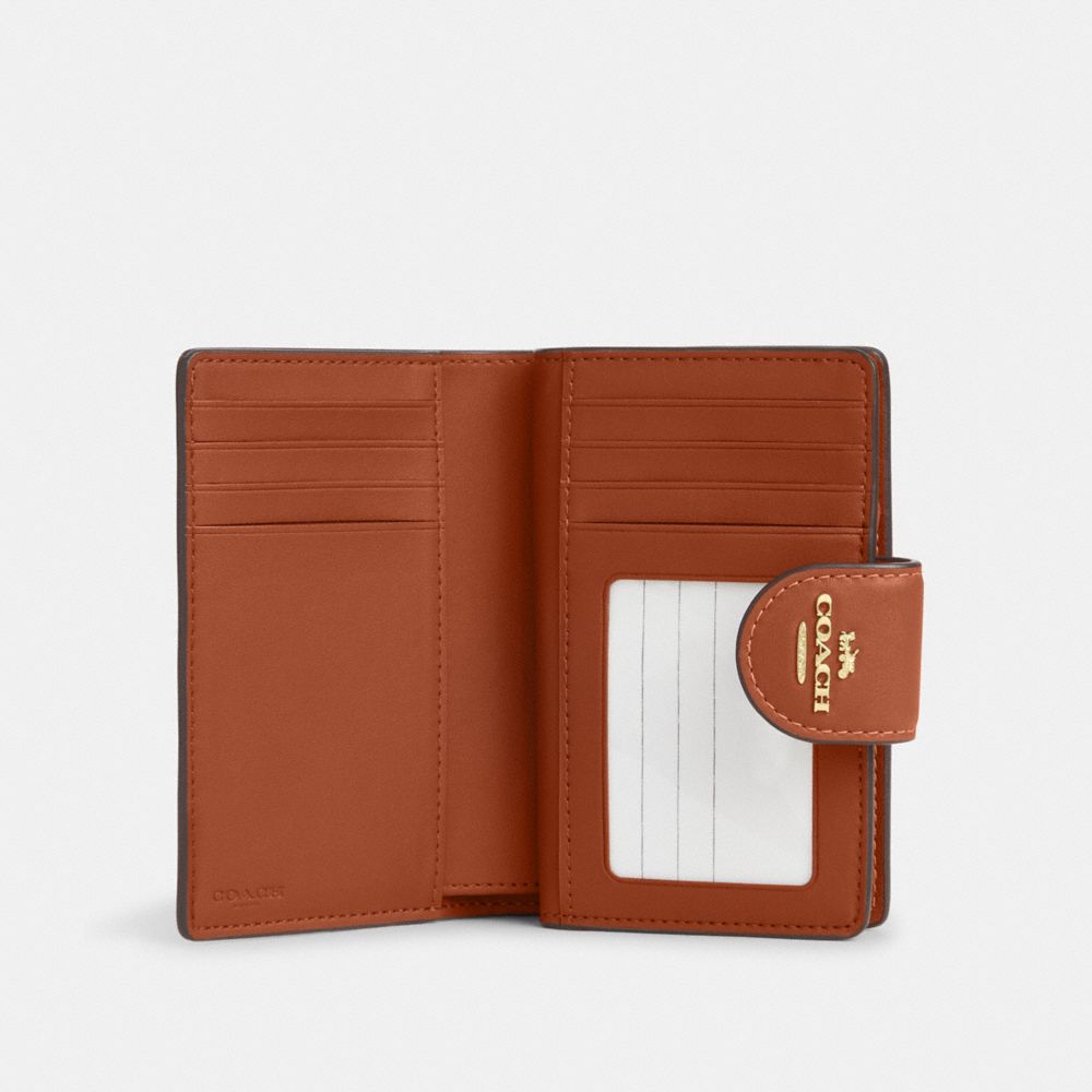 Medium Corner Zip Wallet In Loved Leather