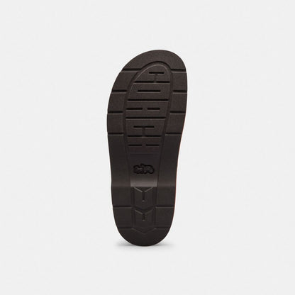 Sculpted C Platform Clog In Signature Textile Jacquard